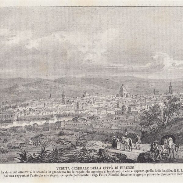 Veduta generale di Firenze, 1837
