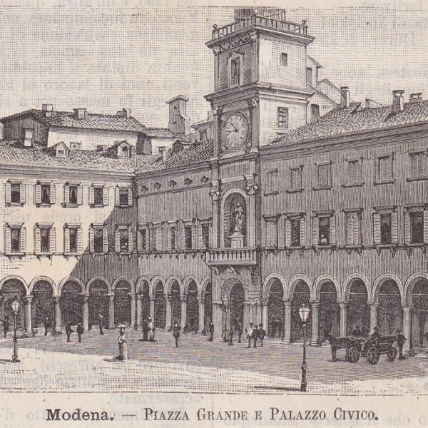 Modena, Piazza Grande, 1890