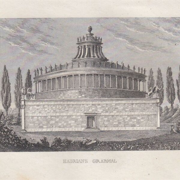 Roma, Tomba di Adriano, 1834