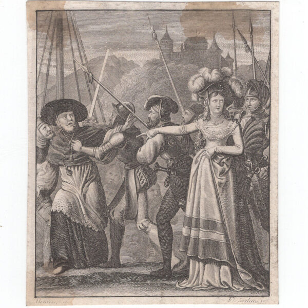 Piccola incisione del XVIII-XIX s