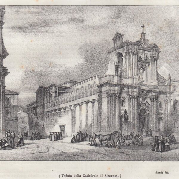 Siracusa, la Cattedrale, 1841