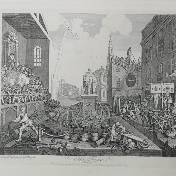 HOGARTH WILLIAM, The Times Plate II, 1822