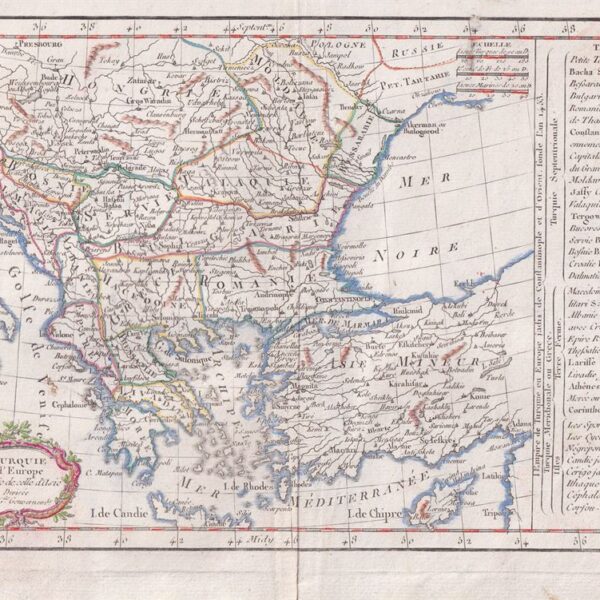 Turchia, C.F. Delamarche, 1816