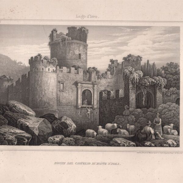 Lago d'Iseo, Castello di Monte d'Isola, 1860