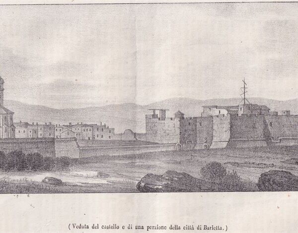 Veduta di Barletta, 1845