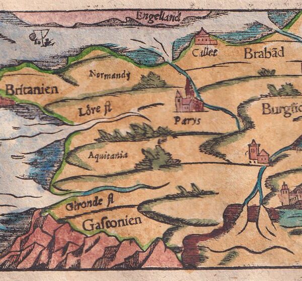 Mappa della Francia, 1614