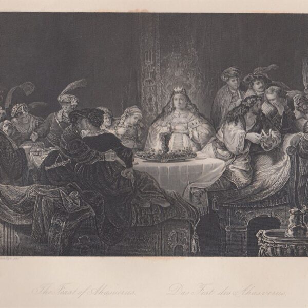 La Festa di Assuero, Rembrandt, 1840-50