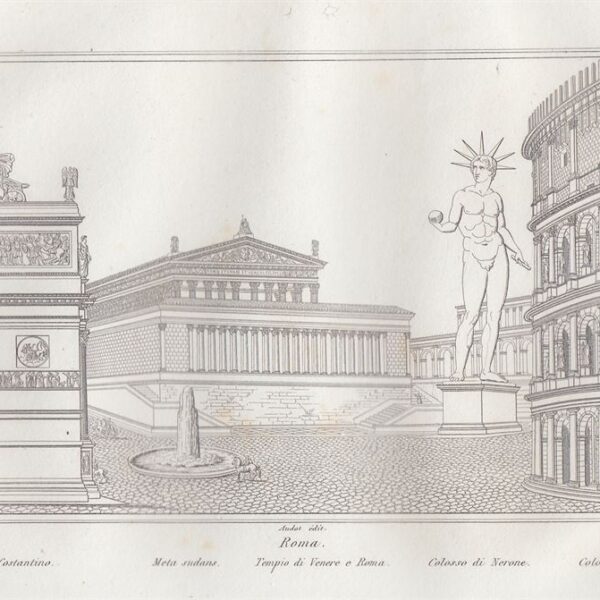 Roma, Arco di Costantino, 1834