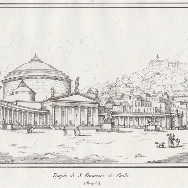 Napoli, Chiesa di S.Francesco di Paola, 1837