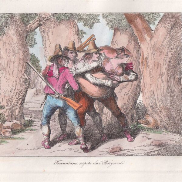 Pinelli, Frascatana rapita dai Briganti, 1820