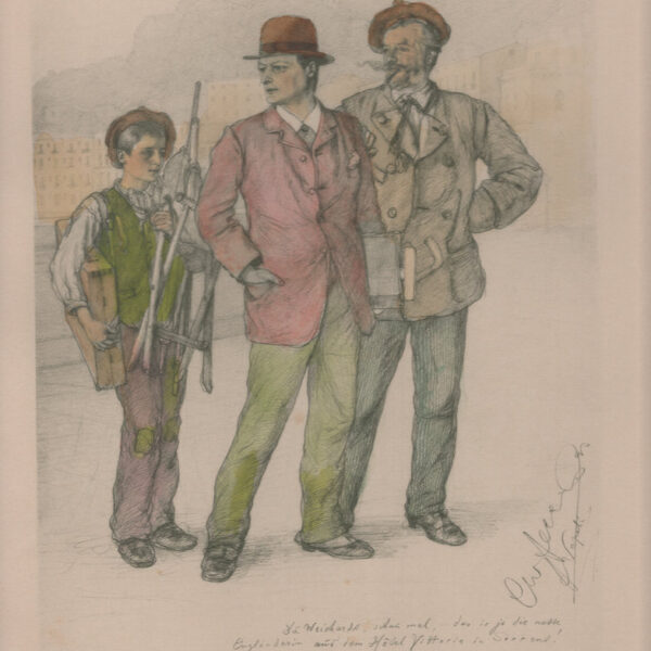 Christian Wilhelm Allers, I pittori ed il loro aiutante, 1890