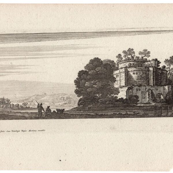 Gabriel Perelle (1604-1677), Mariette, Paesaggio, 1660