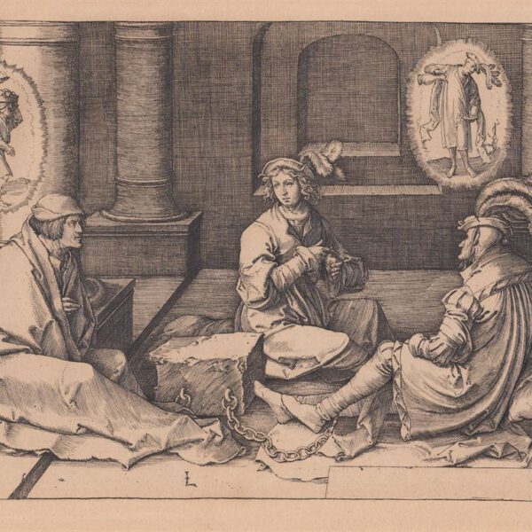 Lucas van Leyden, Giuseppe spiega i sogni 1520 XIX secolo
