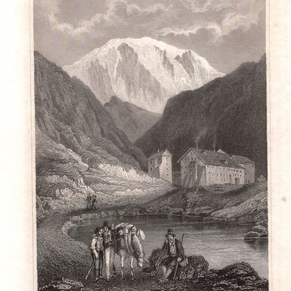 Aosta, San Bernardo, Das Hospiz, 1850