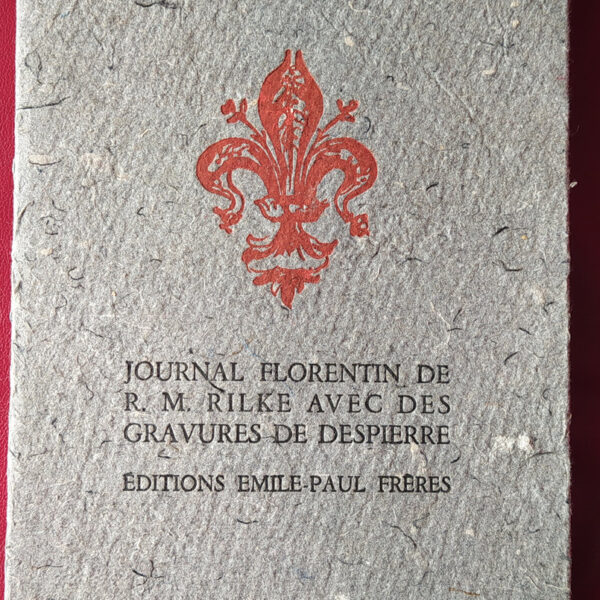 1946 JOURNAL FLORENTIN DE R.M. RILKE