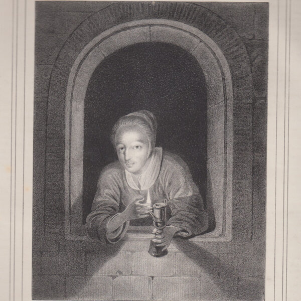 Ragazza con candela, G.Dow, 1845