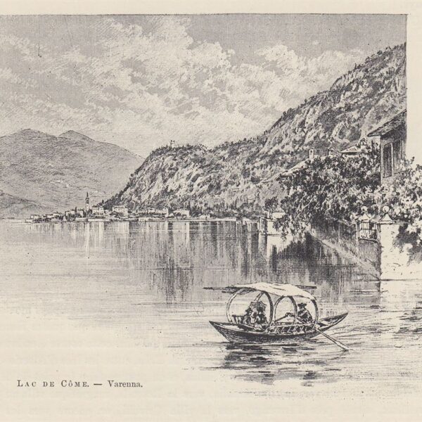 Varenna, Lago di Como, 1890