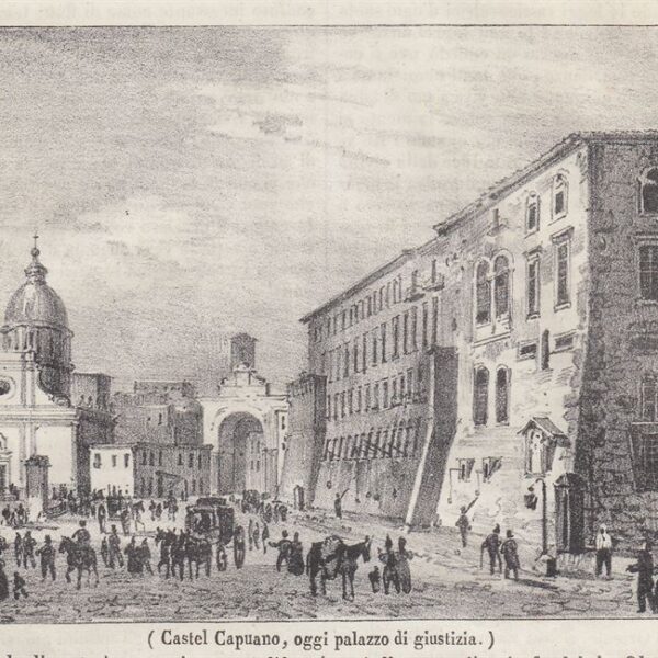 Napoli, Castel Capuano, 1836