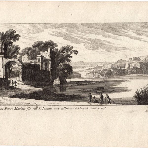 Gabriel Perelle (1604-1677), Mariette, Paesaggio, 1660