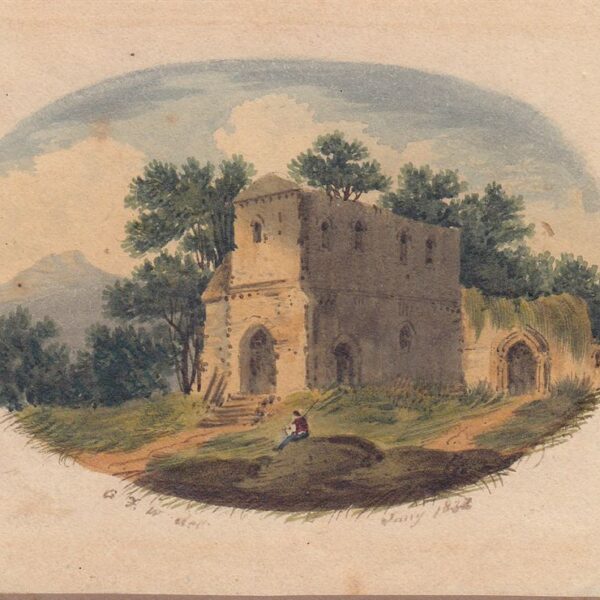 Paesaggio rurale, acquarello, 1832