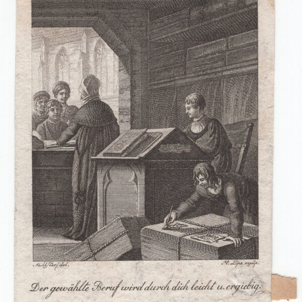 Piccola incisione del XVIII-XIX s