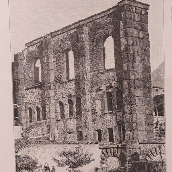 Aosta, Teatro Romano, 1886