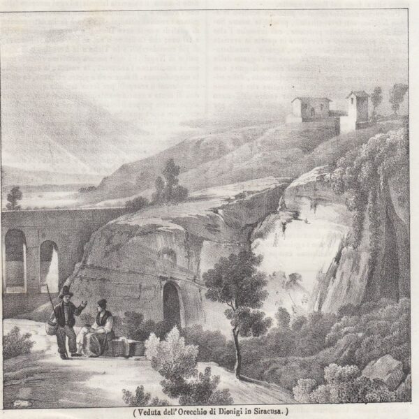 Siracusa, Orecchio di Dionigi, 1841