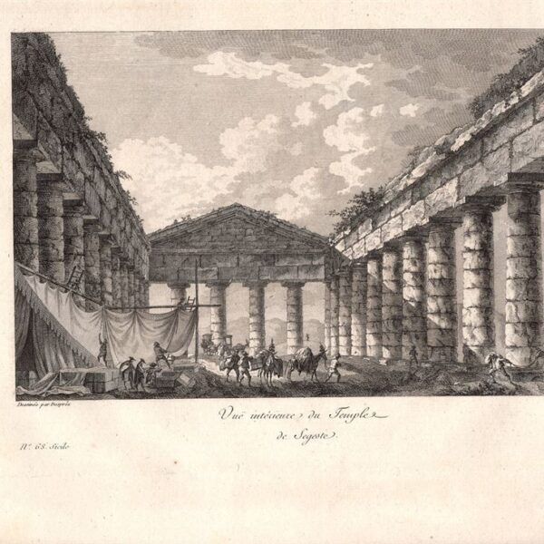 Tempio di Segesta, Trapani, Saint-Non, 1781-86