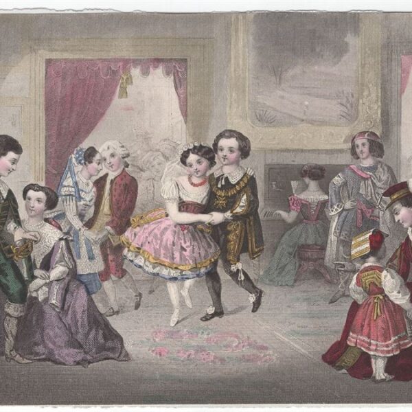 Bambini che ballano, 1850
