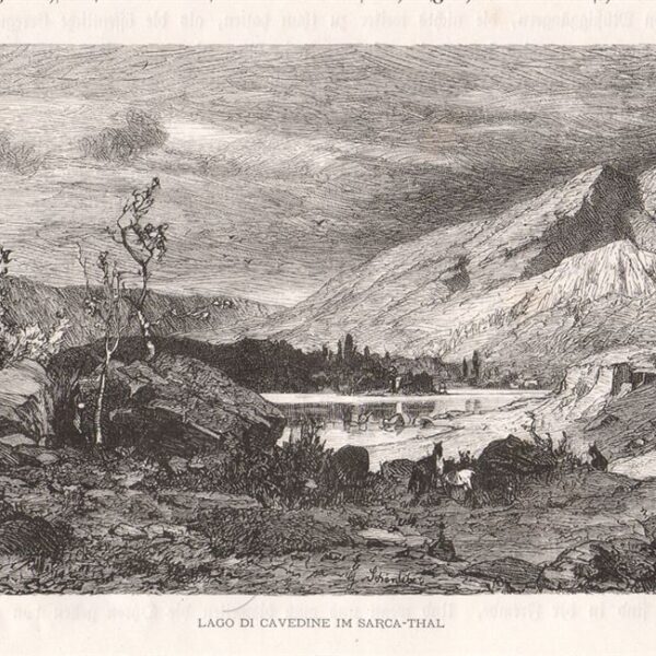 Cavedine, 1876, Lago di Cavedine