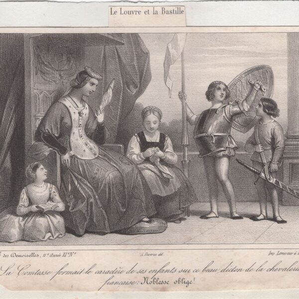 Bambini che imparano a combattere, 1840