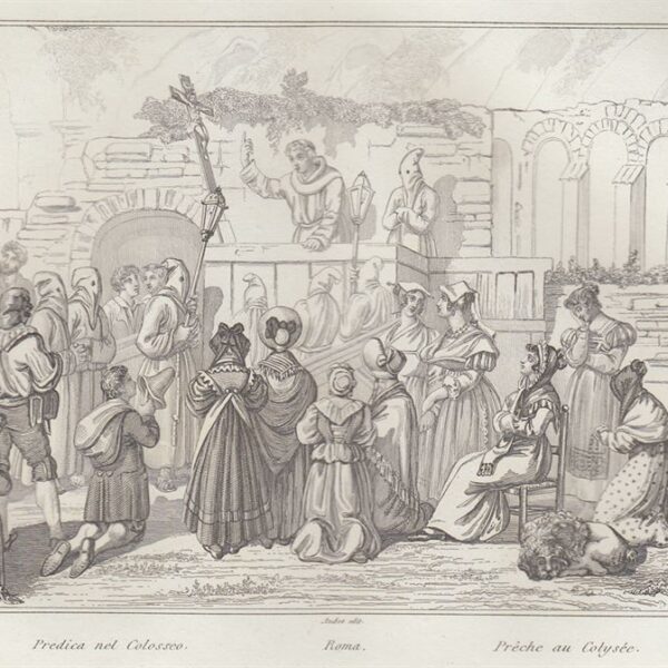 Predica al Colosseo, 1834-1837