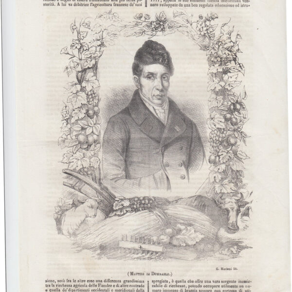 Matteo Di Dombasle, 1845