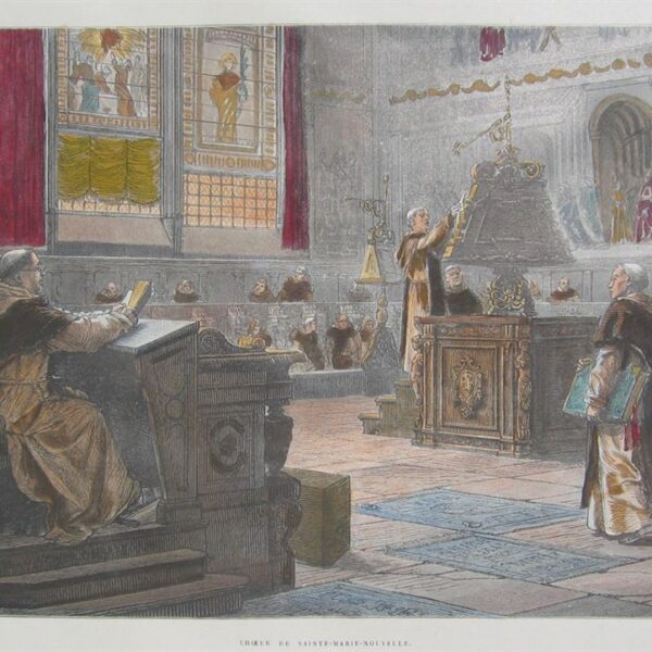 Firenze, Coro di Santa Maria Novella, 1877