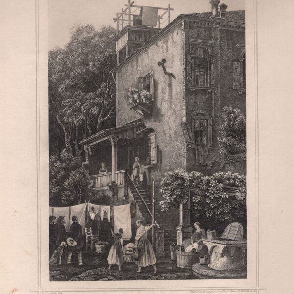 Venezia, La Casa di Tiziano, 1860