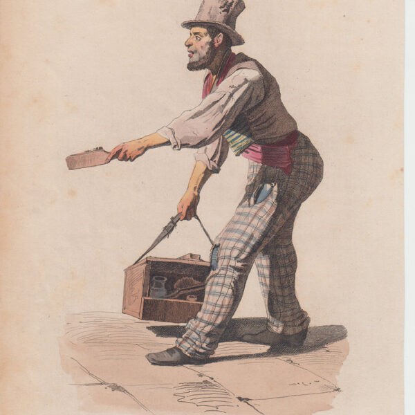 Filippo Palizzi, Il pulizza-stivali, De Bourcard, 1853