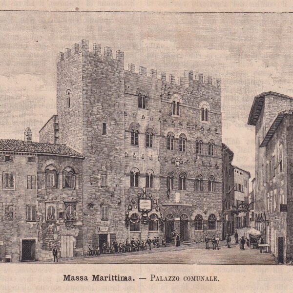 Massa Marittima, Palazzo Comunale, 1890