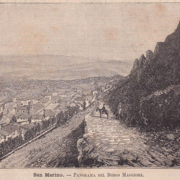 San Marino, Borgo Maggiore, 1890