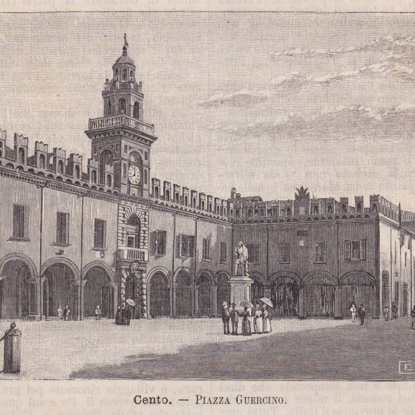 Cento, Piazza Guercino, 1890