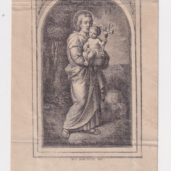 Santino antico, S.Giuseppe, XIX sec.