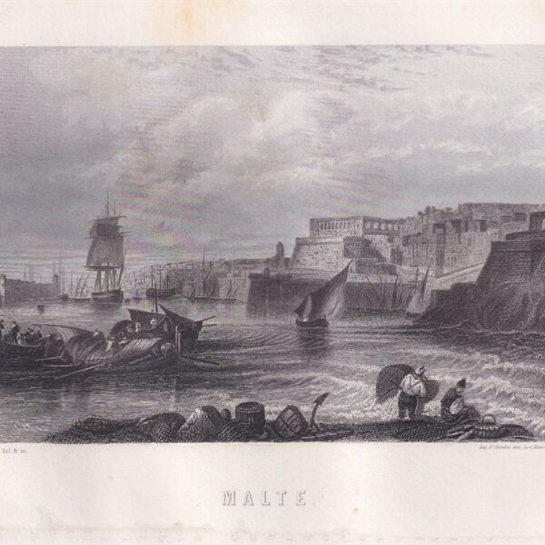 Malta, Malte, 1850