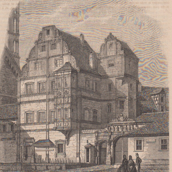 Arcivescovado di Baviera.1861 Xilografia