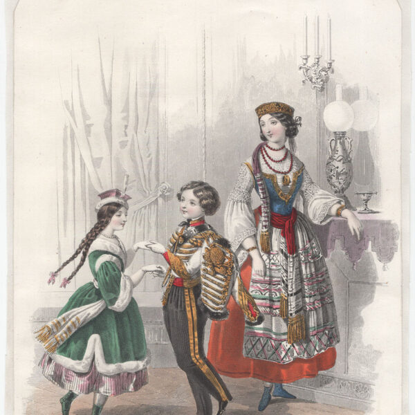 Bambini alla moda, 1850