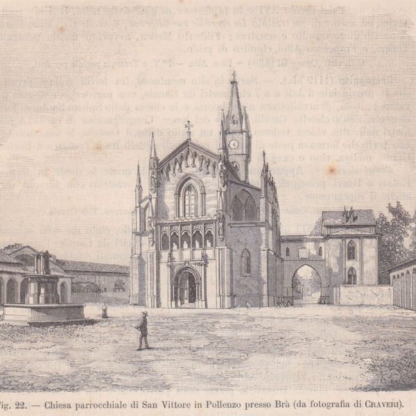 Chiesa di San Vittore in Pollenzo, 1890