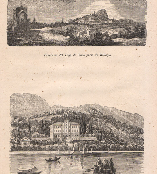 Como, 1859, Panorama del Lago