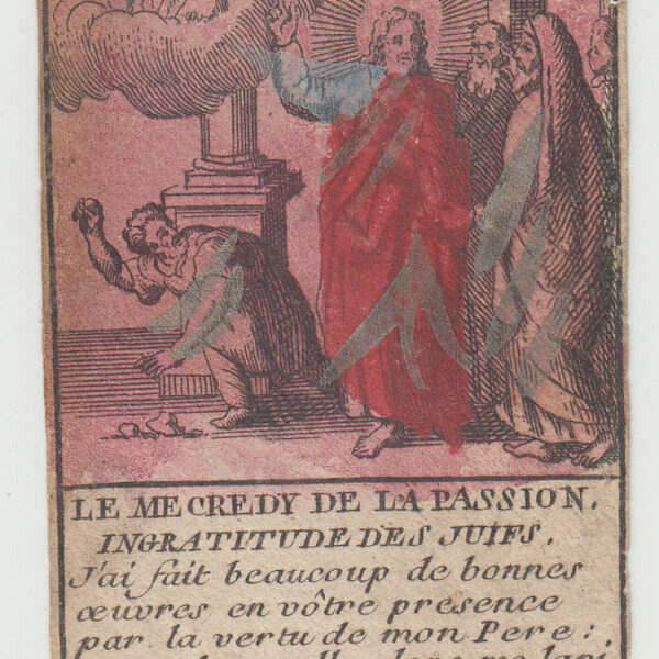 Mercoledì di Passione, Vita di Gesù, 1750-1800