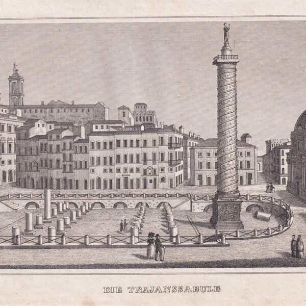 Roma, Colonna Traiana, 1830