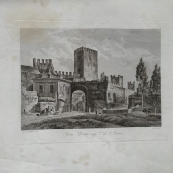 Porta Tiburtina oggi detta di S.Lorenzo, 1843