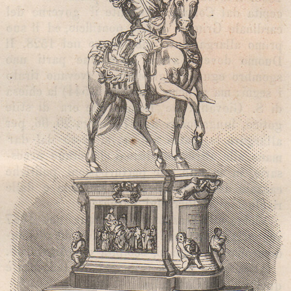 Piacenza, Statua di Ranuccio, 1865