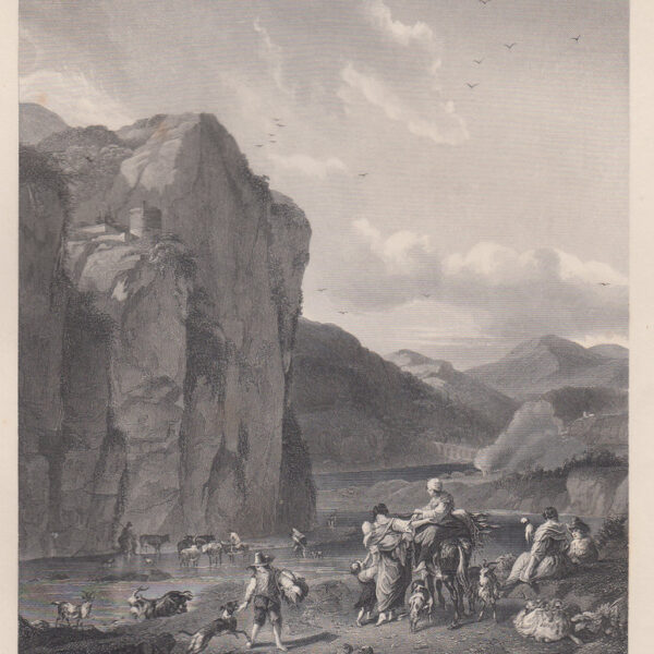 Paesaggio, N. Berghem, 1840-50